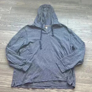 Ruff Hewn  | Blue hooded pull over sweater